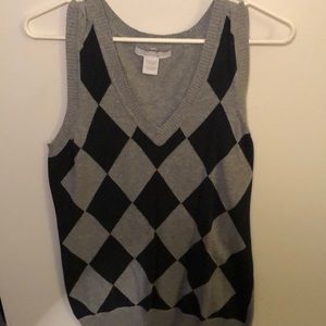 Argyle sweater vest